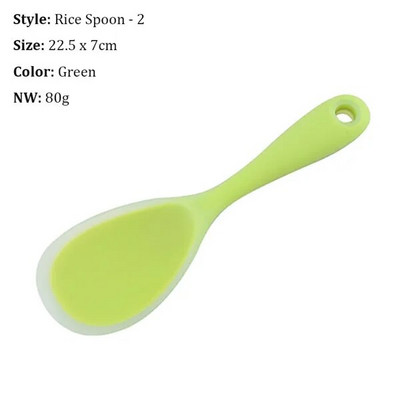 1 bucată ustensile de gătit din silicon - linguri clești pentru spatulă - fără BPA, rezistente la căldură - ustensile de bucătărie (culoare aleatorie)