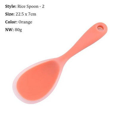 1 bucată ustensile de gătit din silicon - linguri clești pentru spatulă - fără BPA, rezistente la căldură - ustensile de bucătărie (culoare aleatorie)