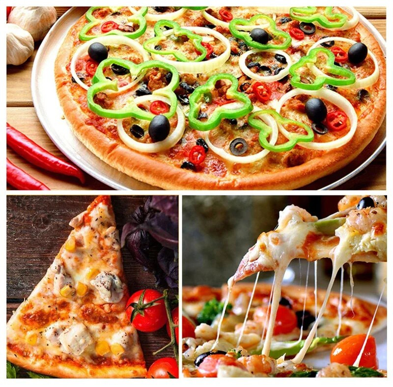 pizzakés pizzavágó Rozsdamentes acél pizzakés henger közepes torta palacsinta kés torta sütőkocsi kerék szerszám celosia