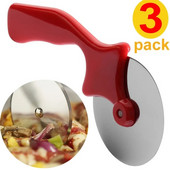 Picos rato pjaustytuvas 304 plieninis kočiojamas peilis tešlos pjaustyklės volelis „pasidaryk pats“ sausainių kepimo įrankiai, rankinis makaronų ritininis virtuvės įrankis