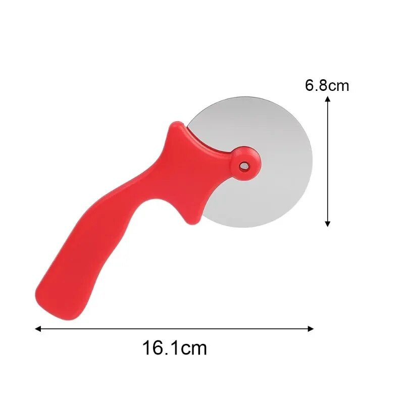 Picos rato pjaustytuvas 304 plieninis kočiojamas peilis tešlos pjaustyklės volelis „pasidaryk pats“ sausainių kepimo įrankiai, rankinis makaronų ritininis virtuvės įrankis