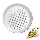 Apvali picos lėkštės skylutė Picos kepimo skardos lėkštė Neprilimpa prie formos kepimo įrankis Picos tinklelio kepimo forma