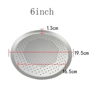 Apvali picos lėkštės skylutė Picos kepimo skardos lėkštė Neprilimpa prie formos kepimo įrankis Picos tinklelio kepimo forma