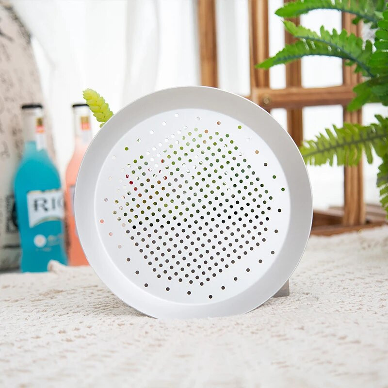 Apvali picos lėkštės skylutė Picos kepimo skardos lėkštė Neprilimpa prie formos kepimo įrankis Picos tinklelio kepimo forma